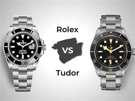 difference between tudor and rolex.